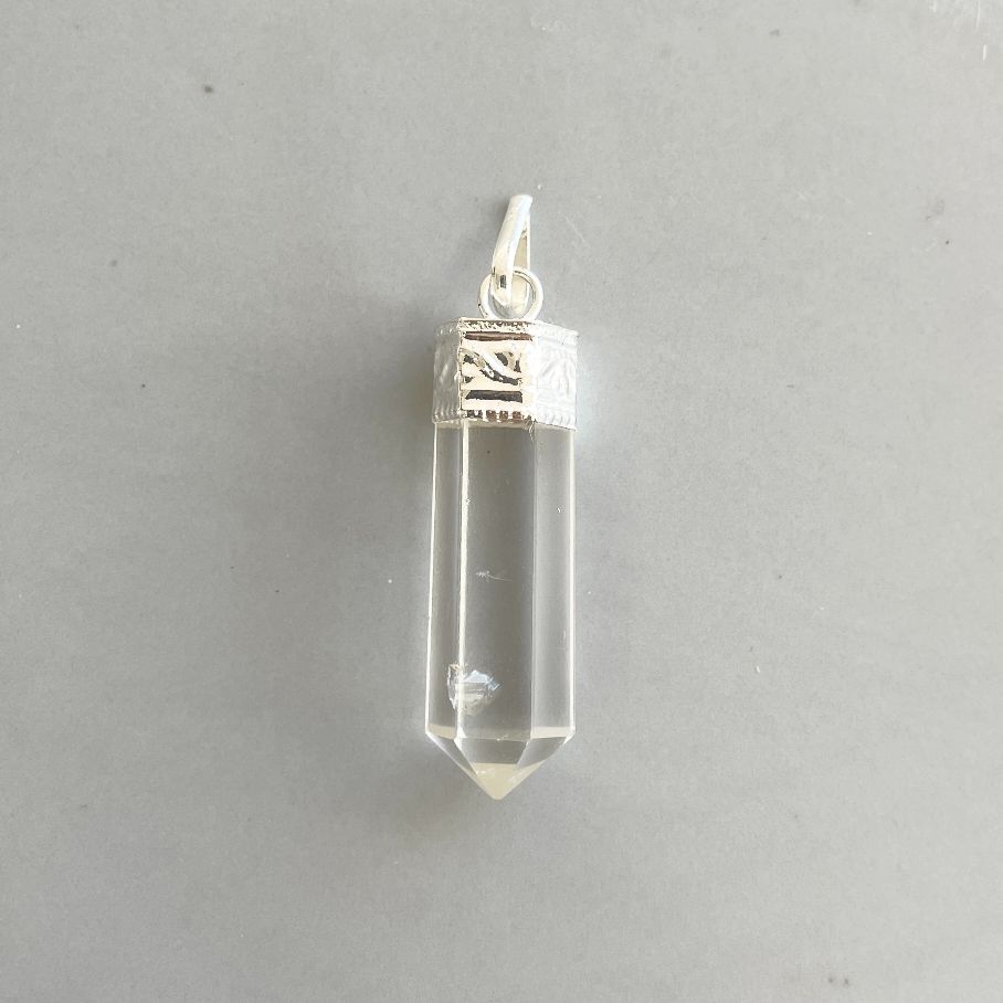 Clear Quartz - Cap Point Pendant Clear Quartz - Cap Point Pendant
